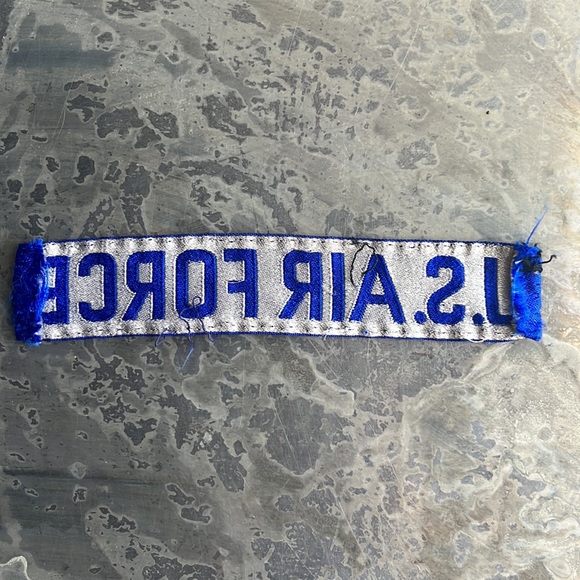 U.S. AIR FORCE blue tape patch, vintage - Picture 3 of 9